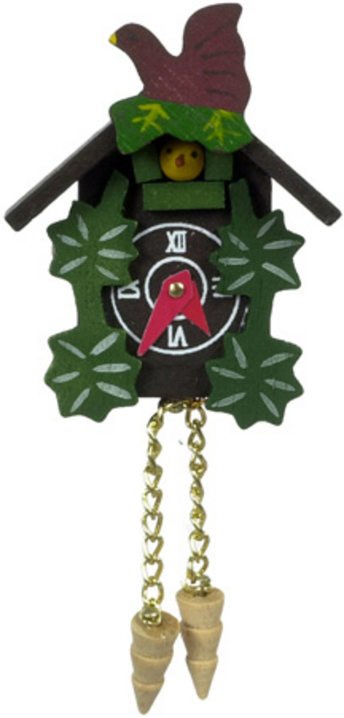 2in WOOD CUCKOO CLOCK