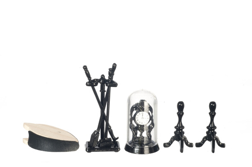 FIREPLACE ACCESSORIES/BLK