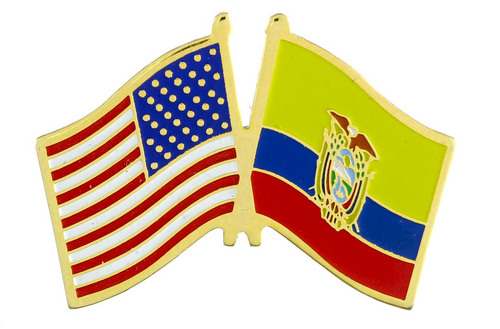 U.S./ECUADOR FLAG PIN(