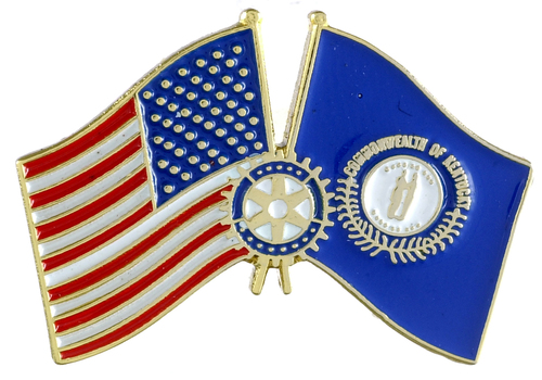 U.S./KENTUCKY/ROTARY PIN(