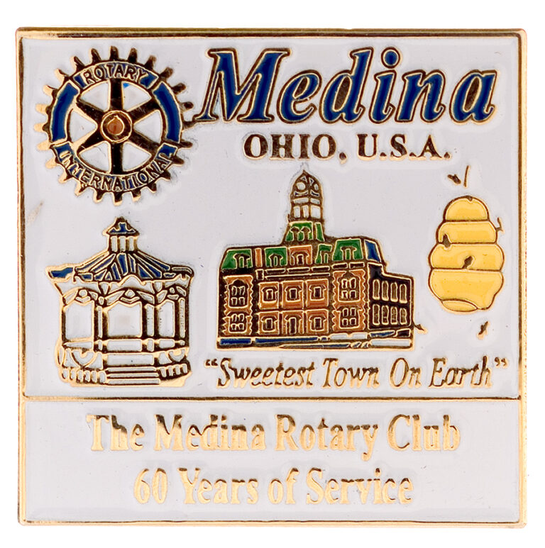 MEDINA R.C.60 YEAR PIN(