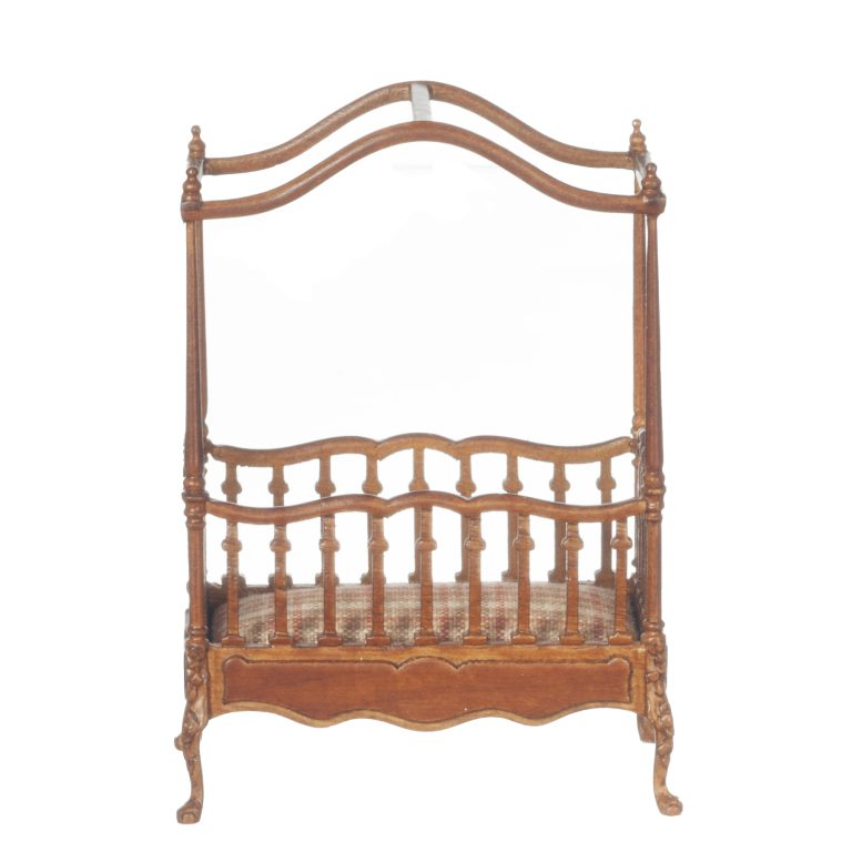 1/2in CANOPY CRIB/WALNUT