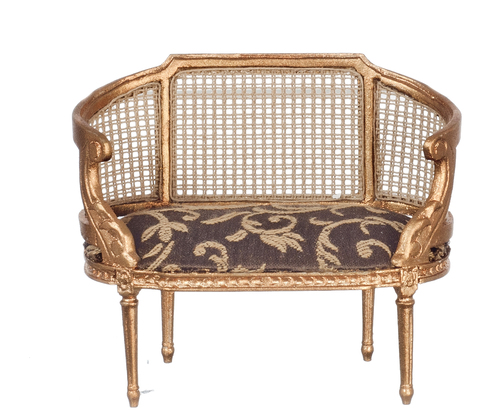 LOUIS XIV SMALL SETTEE/GO