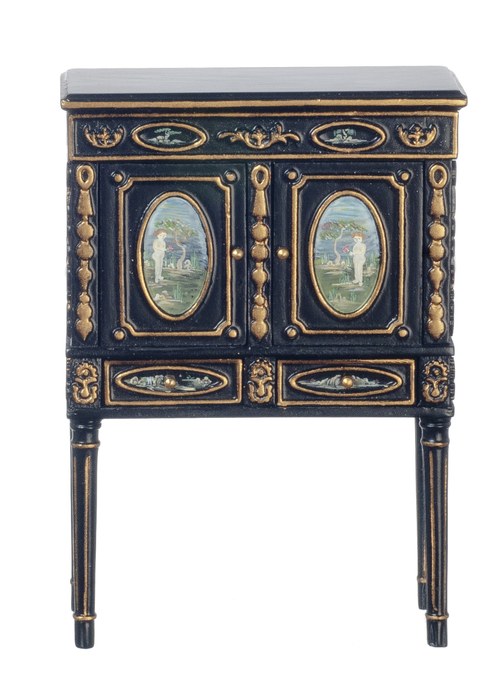 CHINOISES CABINET/BLACK