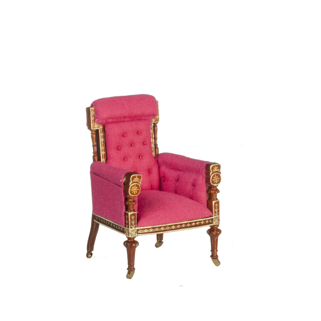 FRENCH ARMCHAIR/HOT PINK