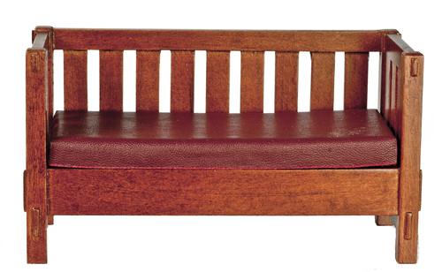 MISSION STYLE SETTEE/WALL