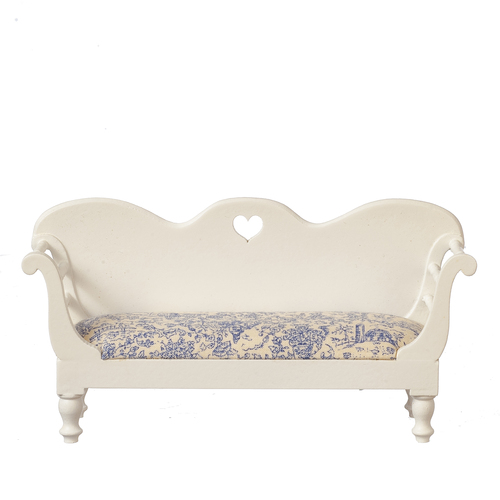 FRENCH COUNTRY BENCH/WHT
