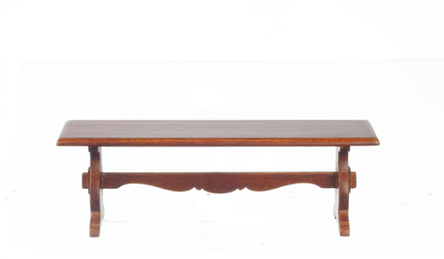 TRESTLE BENCH/WALNUT