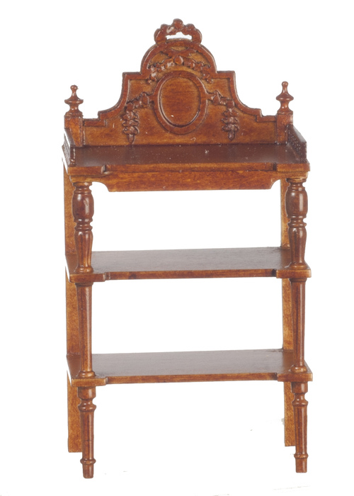 SMALL FLOOR SHELF/WALNUT
