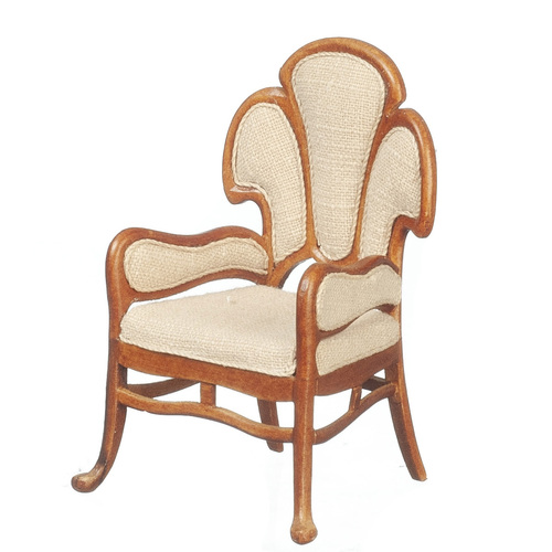ART NOUVEAU ARMCHAIR/WALN