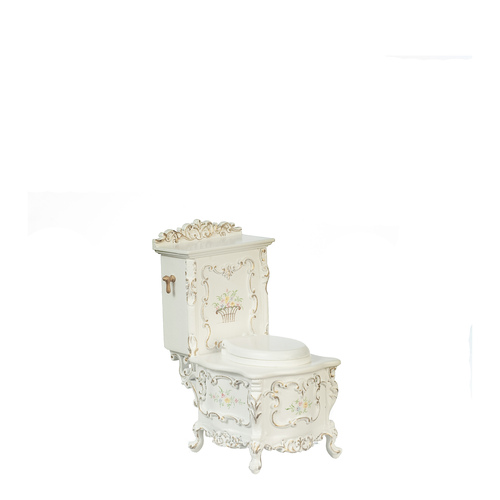 BAROQUE TOILET/WHITE