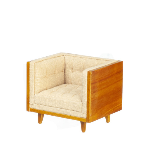 TUB STYLE CHAIR/WALNUT