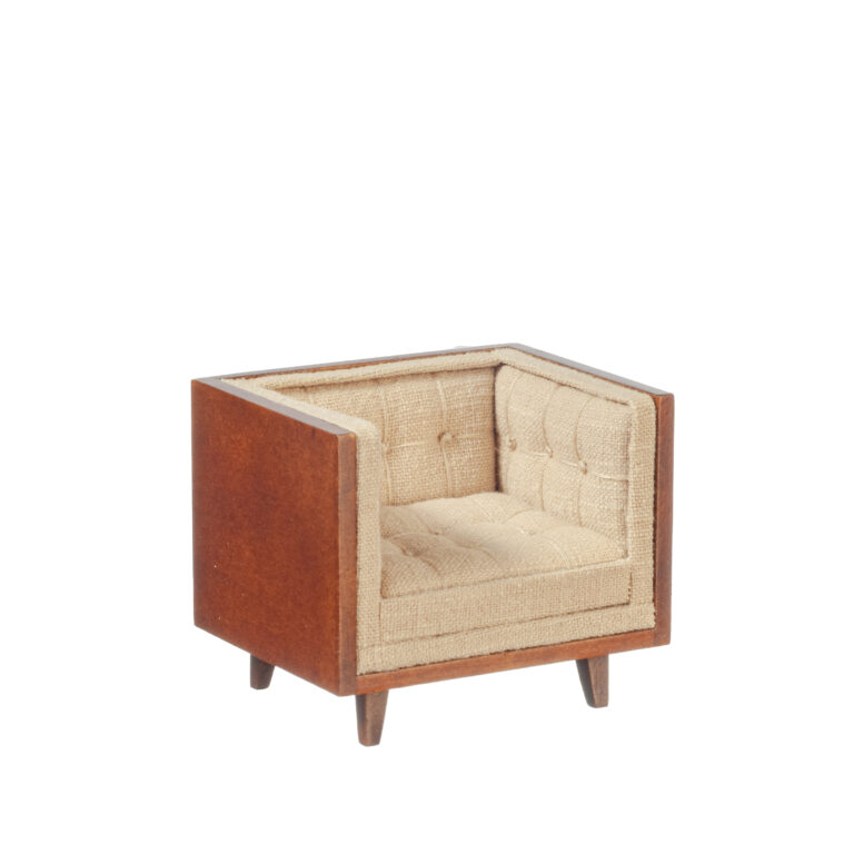 TUB STYLE CHAIR/WALNUT