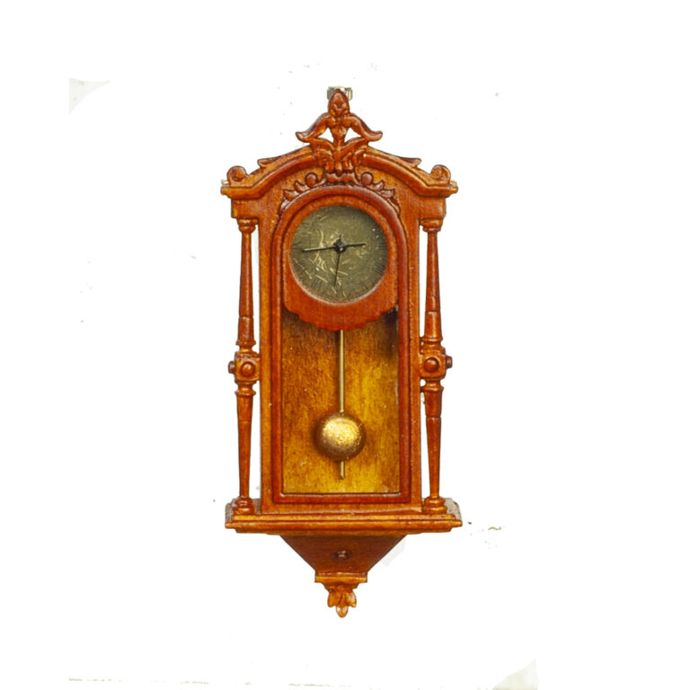 VICT.WALL CLOCK/WALNUT