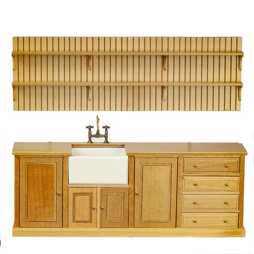 KITCH.SINK/PLATE RACK/OAK