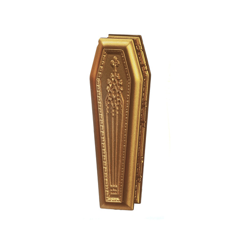 COFFIN/SOLID TOP/GOLD