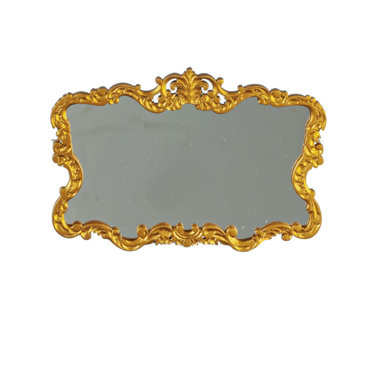 VICTORIAN MIRROR/GOLD