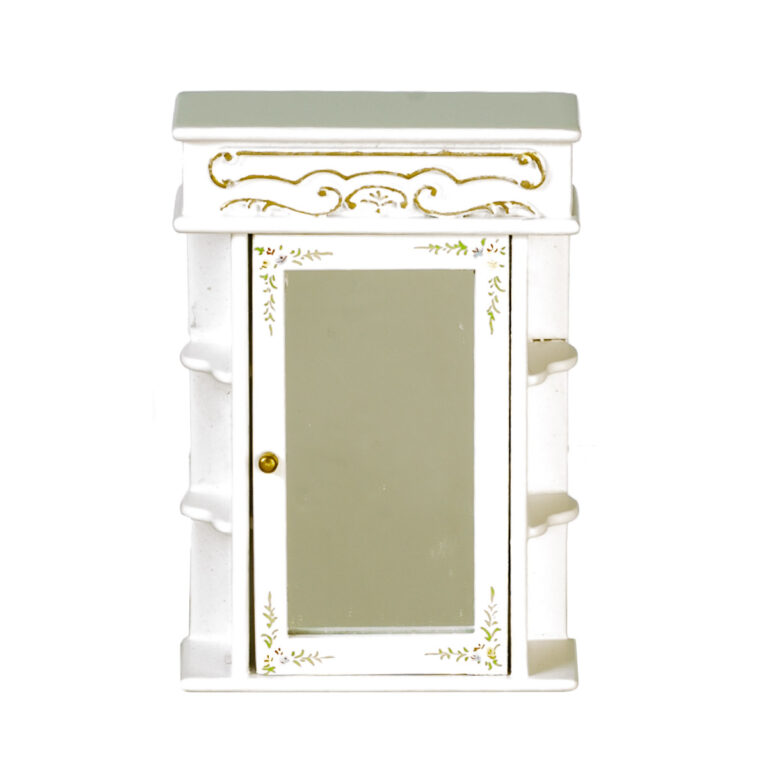 VICT.BATHROOM WAL CAB/WHT
