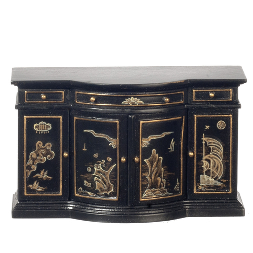 CHINESE CREDENZA/BLACK