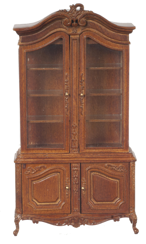 LOUIS XV DISPLAY CAB/WAL