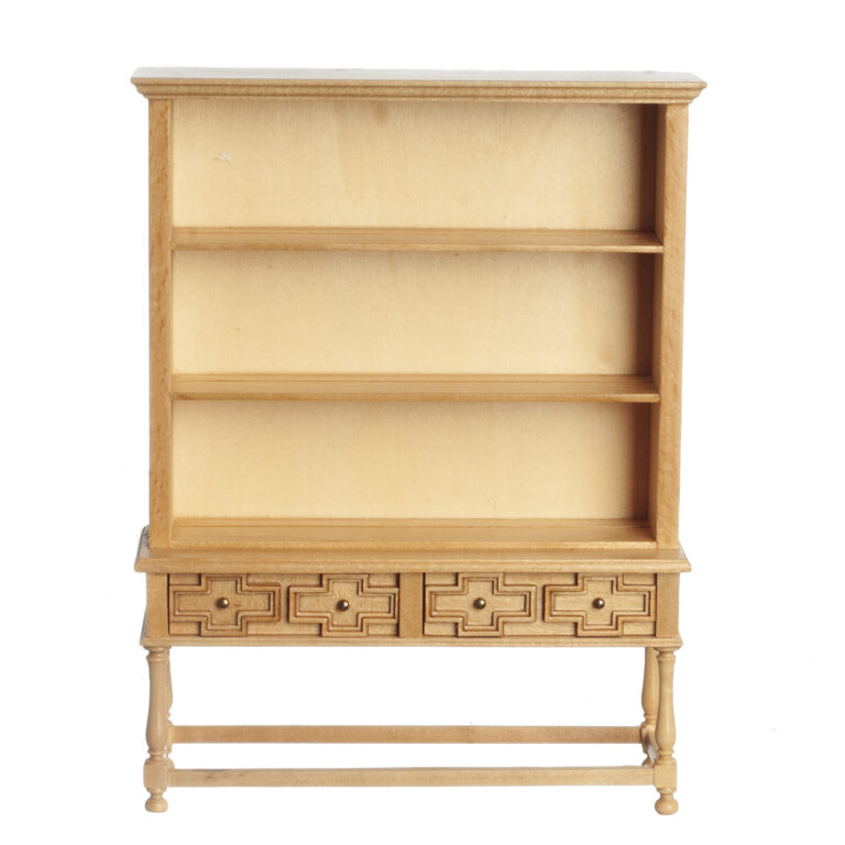 OPEN SHELF HUTCH/GOLD.OK