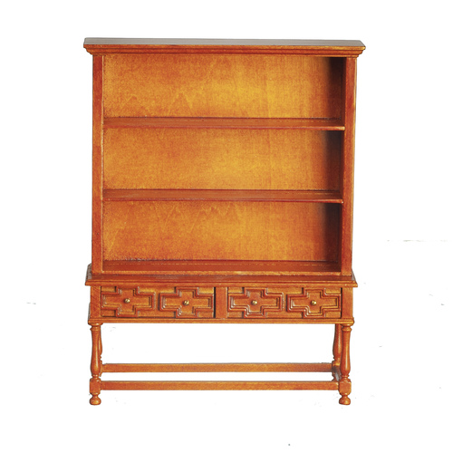 OPEN SHELF HUTCH/WALNUT
