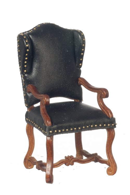 SPANISH ARMCHAIR/BLACK/WA