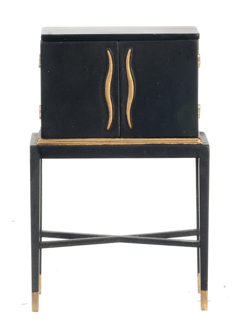 ART DECO DRY BAR/BLACK