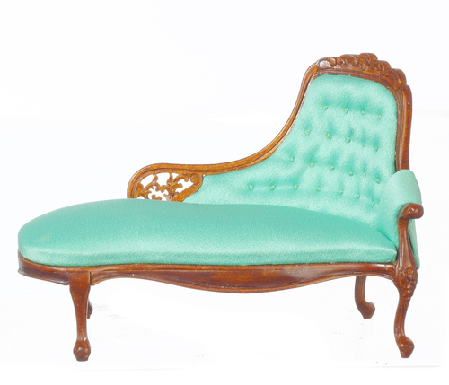 LOUIS XV CHAISE/GREEN/WAL