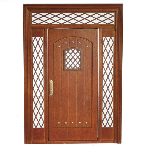 PLANKED DOOR W/TRANSOMS