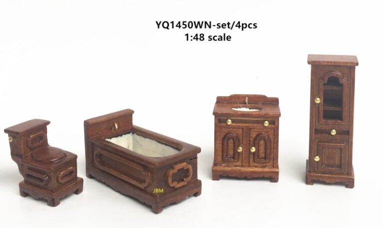 1/4in.BATHROOM SET/4/WALN
