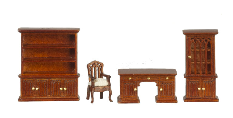 1/4in.sTUDY SET/4/WALNUT
