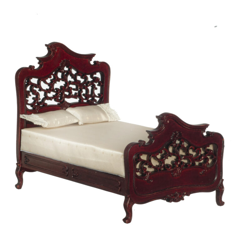 FR.PROVINCIAL BED/MAHOGAN