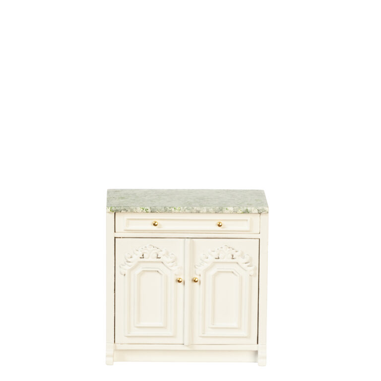 LOWER CABINET/2-DOOR/WHIT