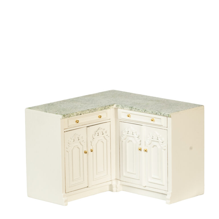 LOWER CORNER CABINET/WHIT