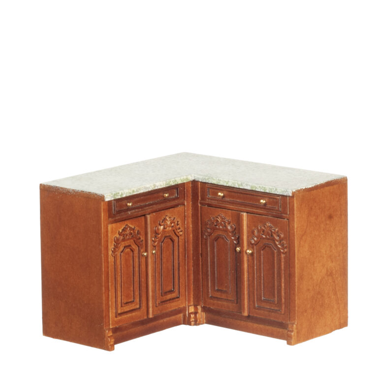 LOWER CORNER CABINET/WALN