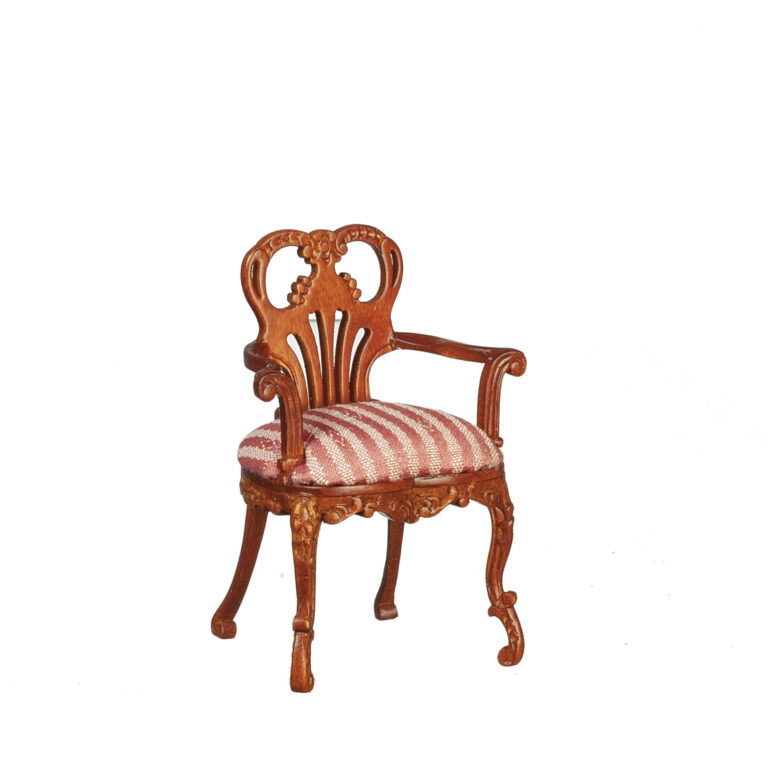 ARMCHAIR MAUVE STRIPE