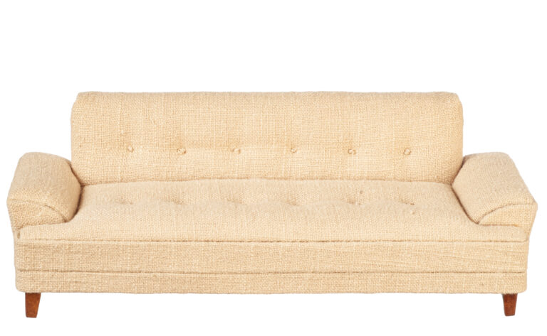 MID CENTURY SETTEE/WALNUT