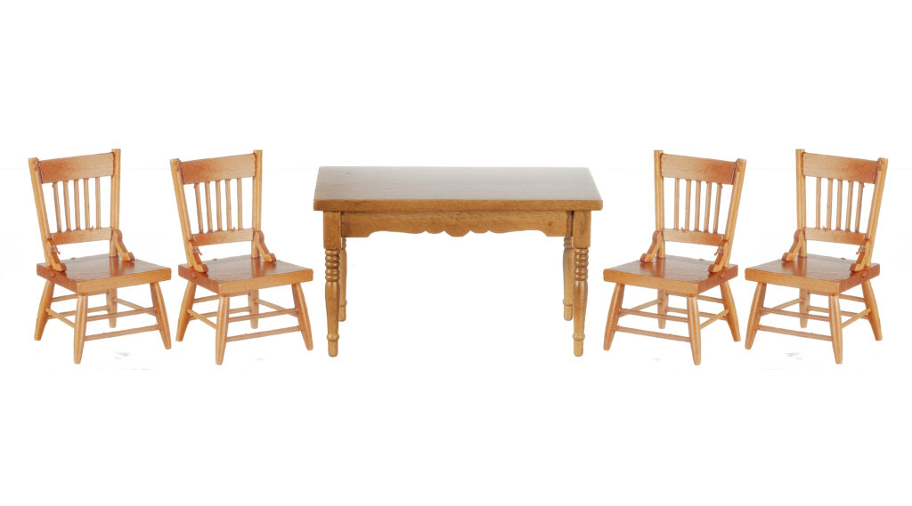 TABLE/CHAIRS/SET/5/WAL/C