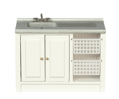 MODERN LAUNDRY SINK/WH/CB