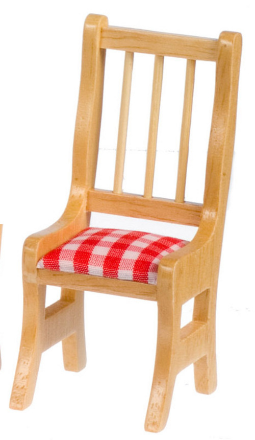 CHAIR W/CUSH/RD.CK/OAK/4