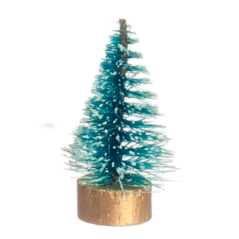 1in TREE W/SNOW/12pcs