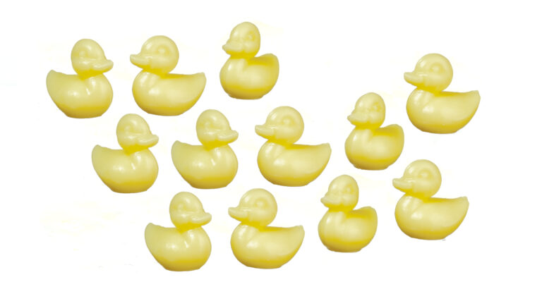 1/4in.MINI YEL.DUCKS/100