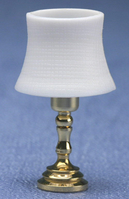 TABLE LAMP/WHITE SHADE