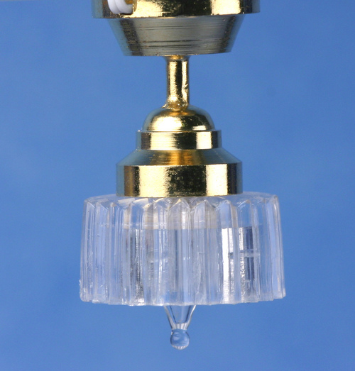 CEIL LAMP/SCALLOP SHADE