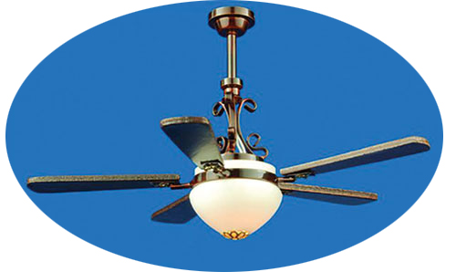 CEILING FAN W/LAMP/12V