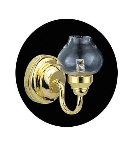WALL SCONCE/GOLD/LED 3V