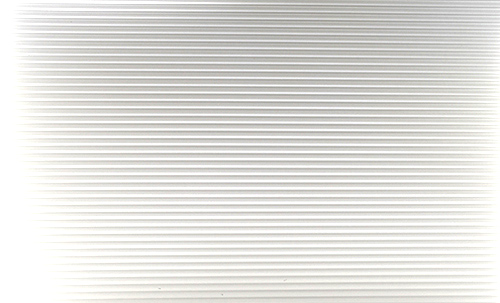 TIN ROOF PANEL/WHITE