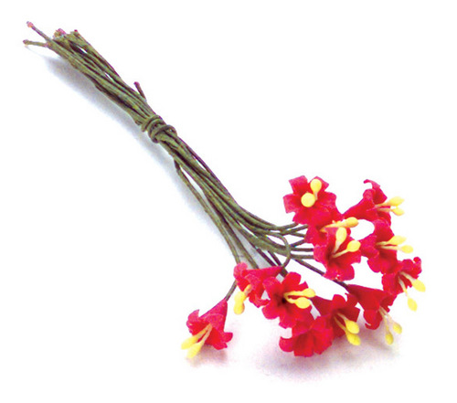 LILIES/12pcs/HOT PINK