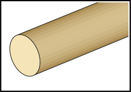 1/8 x 36 ROUND DOWELS